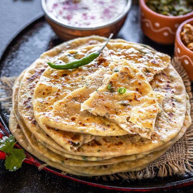 panner parantha, an Indian cuisine by Bombay Chili in Burlington, Canada